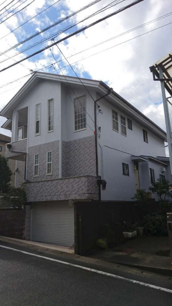 外壁塗装 全体横から