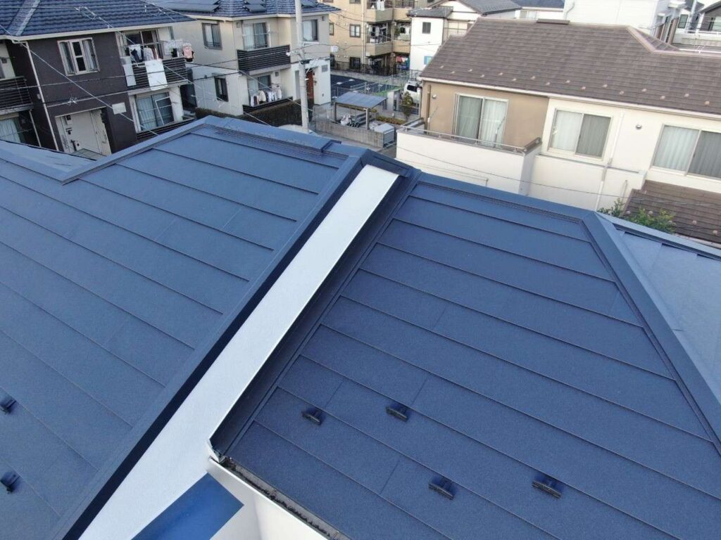 相模原市 屋根 カバー工法 完工