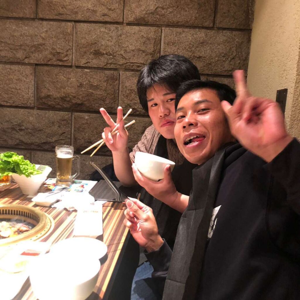 新メンバー 食事
